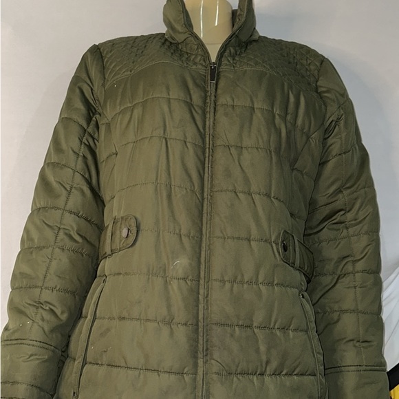 Faded Glory size 2X olive green coat - Picture 5 of 13